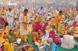 धर्म ध्वजा की स्थापना हेतु श्री लक्ष्मीनारायण सेवा पीठम पावन धाम ट्रस्ट द्वारा